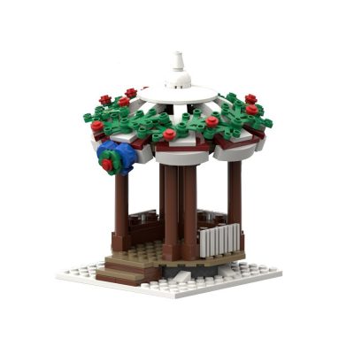 Winter Village – Gazebo Modular Building MOC-17052 with 192 pieces