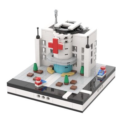 Hospital for a Modular City Modular Building MOC-31967 with 388 pieces