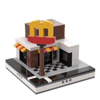 McDonalds Branch for a Modular City Modular Building MOC-32162 with 396 pieces