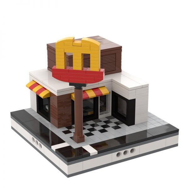 McDonalds Branch for a Modular City Modular Building MOC-32162 with 396 pieces