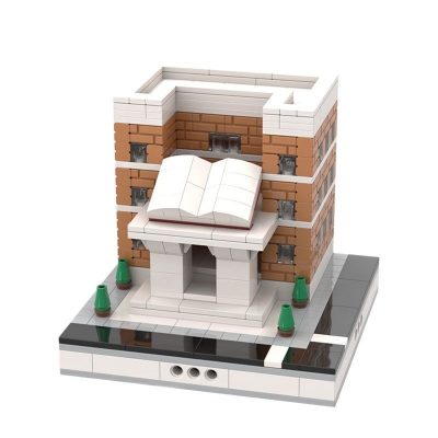 School for a Modular City Modular Building MOC-32973 with 433 pieces