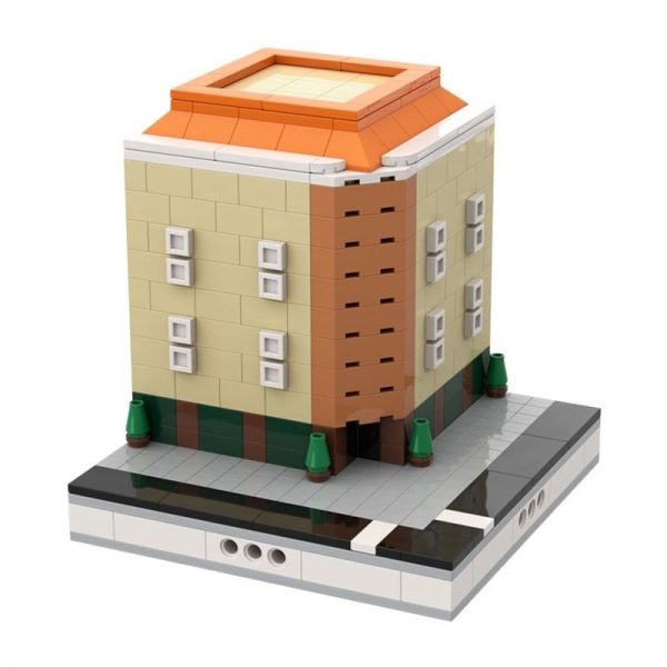 Neighborhood Building for a Modular City Modular Building MOC-33936 with 397 pieces