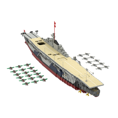 Graf Zeppelin Military MOC-34030 with 8041 pieces