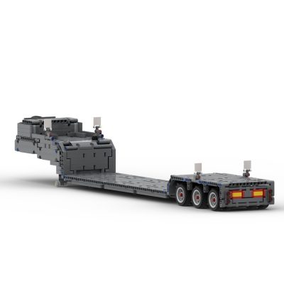 Low Loader with Steering Axles for 42078 Mack Anthem Technician MOC-35223 with 1017 pieces