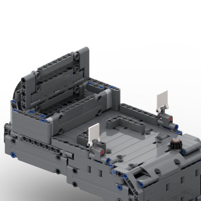 Low Loader with Steering Axles for 42078 Mack Anthem Technician MOC-35223 with 1017 pieces