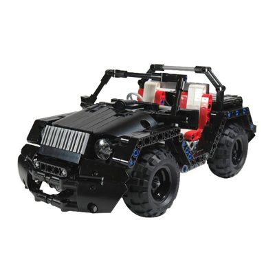 RC Mini Jeep Technician MOC-3879 with 587 pieces