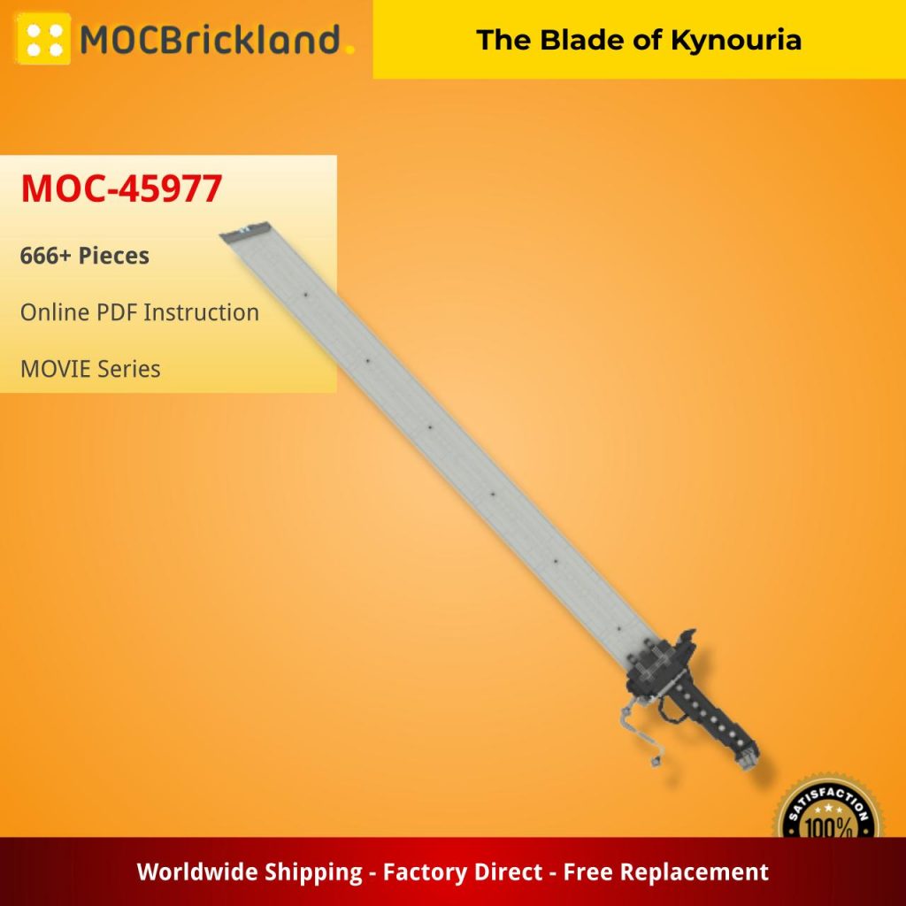 The Blade of Kynouria MOC-45977 Movie with 666 Pieces