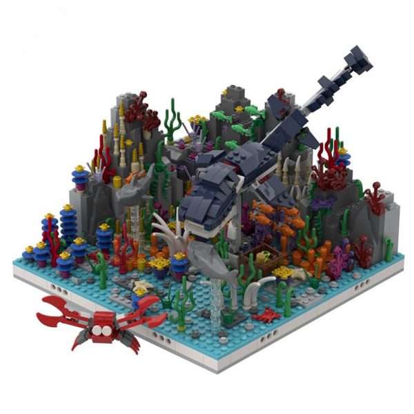 Coral Reef 31088 Sea Dinosaur Creator MOC-46326 with 1090 pieces