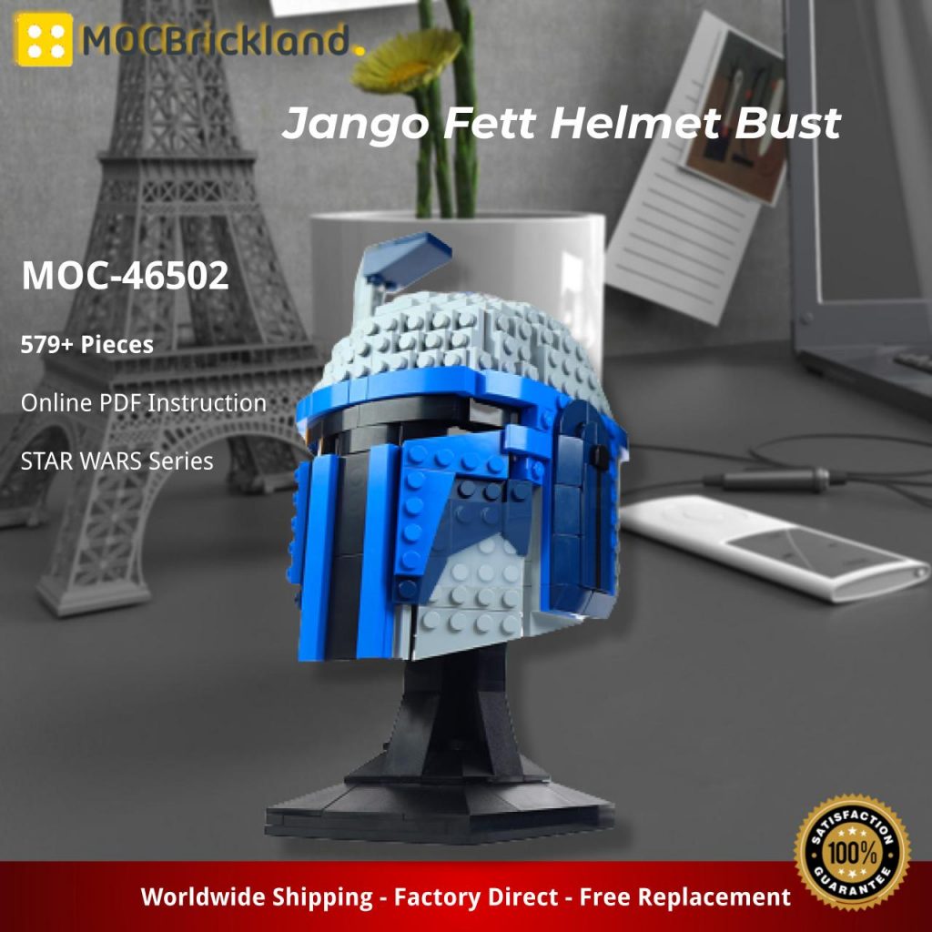 Jango Fett Helmet Bust MOC-46502 Star Wars with 579 Pieces