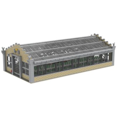 Hydroponics Farm (Cauliflower) Modular Building MOC-49274 with 3949 pieces