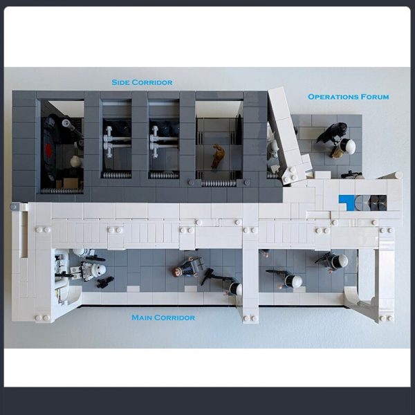 Tantive IV Diorama Star Wars MOC-52127 with 2396 pieces