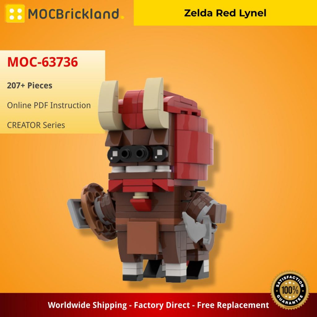 Zelda Red Lynel MOC-63736 Creator with 207 Pieces