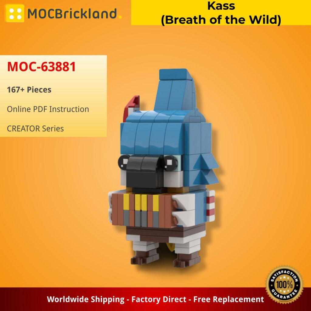 Kass (Breath of the Wild) Brickheadz MOC-63881 Creator with 167 Pieces