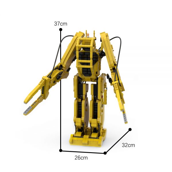 Ripleys Power Loader from Aliens 2 Movie MOC-70579 with 1714 pieces