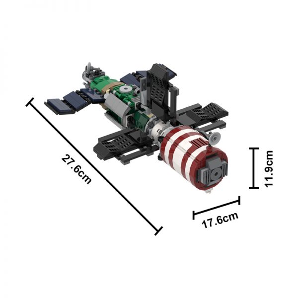 Salyut 7 w/ Kosmos 1686 Space MOC-74674 with 601 pieces