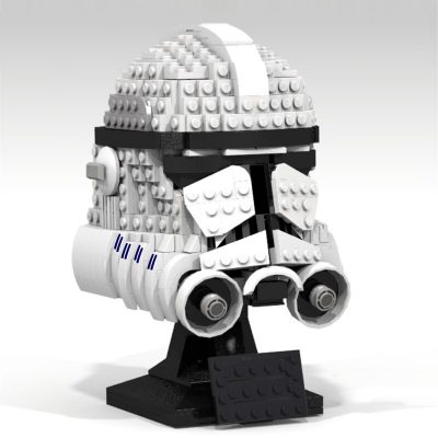 Clone Phase 2 Helmet Bust Star Wars MOC-78033 with 739 pieces