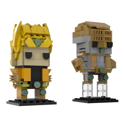 DIO and The World Brickheadz (JoJo’s Bizarre Adventure) Movie MOC-82909 with 337 pieces