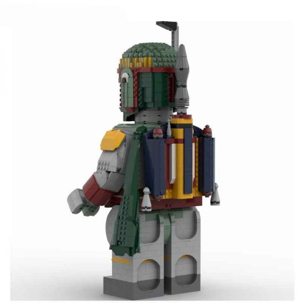 Boba Fett Mega Figure Star Wars MOC-85873 with 1611 pieces