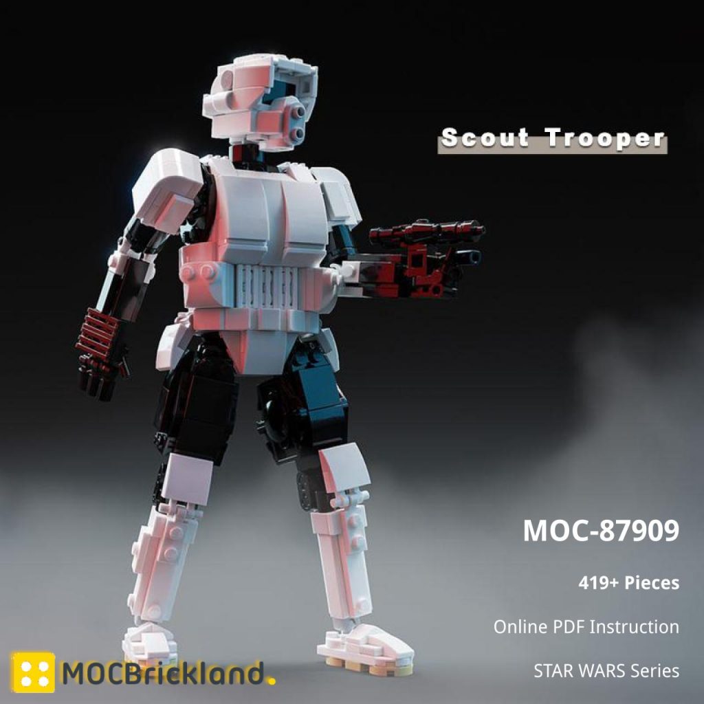 Scout Trooper MOC-87909 Star Wars with 419 Pieces