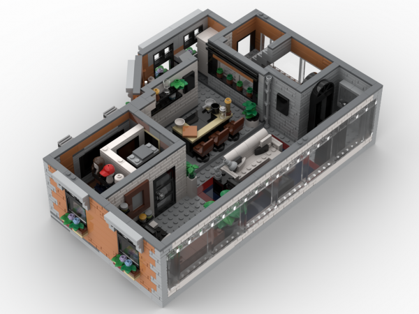 Sit-Complex Queer Eye Modular Building MOC-89341 with 1362 pieces