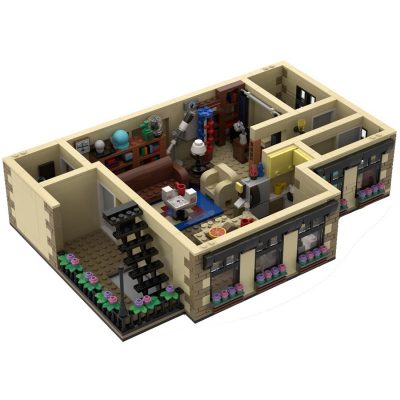 SitCom Suite – The Big Bang Theory Modular Building MOC-89515 with 1043 pieces