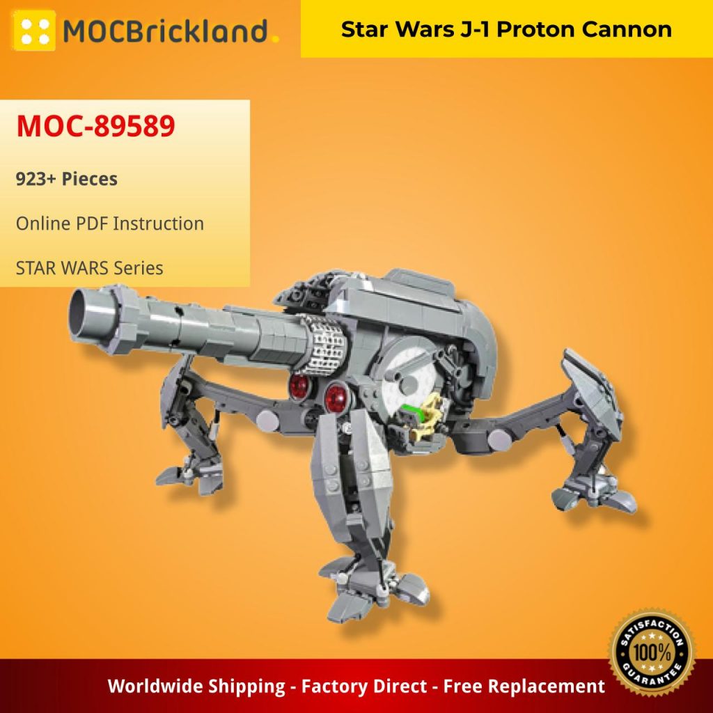 Star Wars J-1 Proton Cannon MOC-89589 Star Wars with 923 Pieces