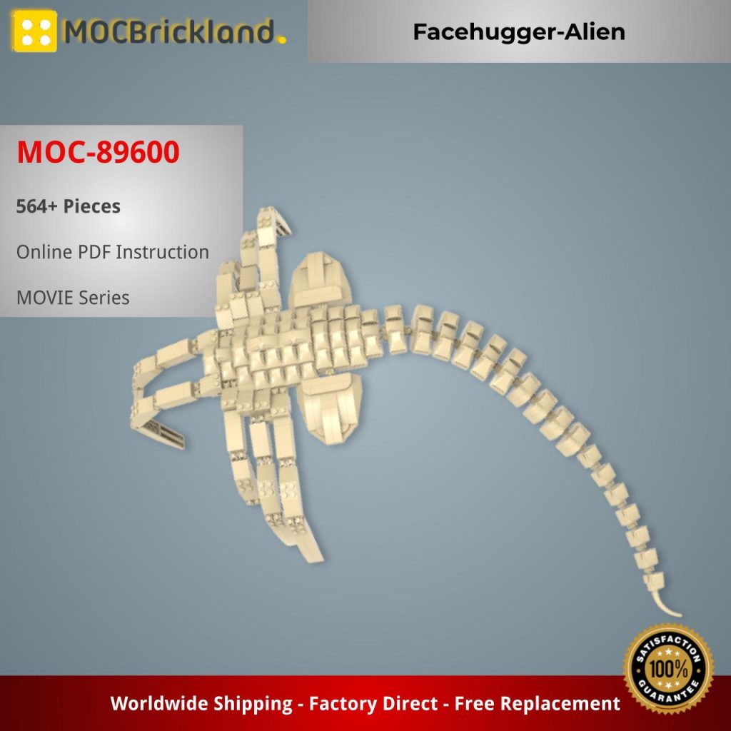 Facehugger-Alien MOC-89600 Movie with 564 Pieces
