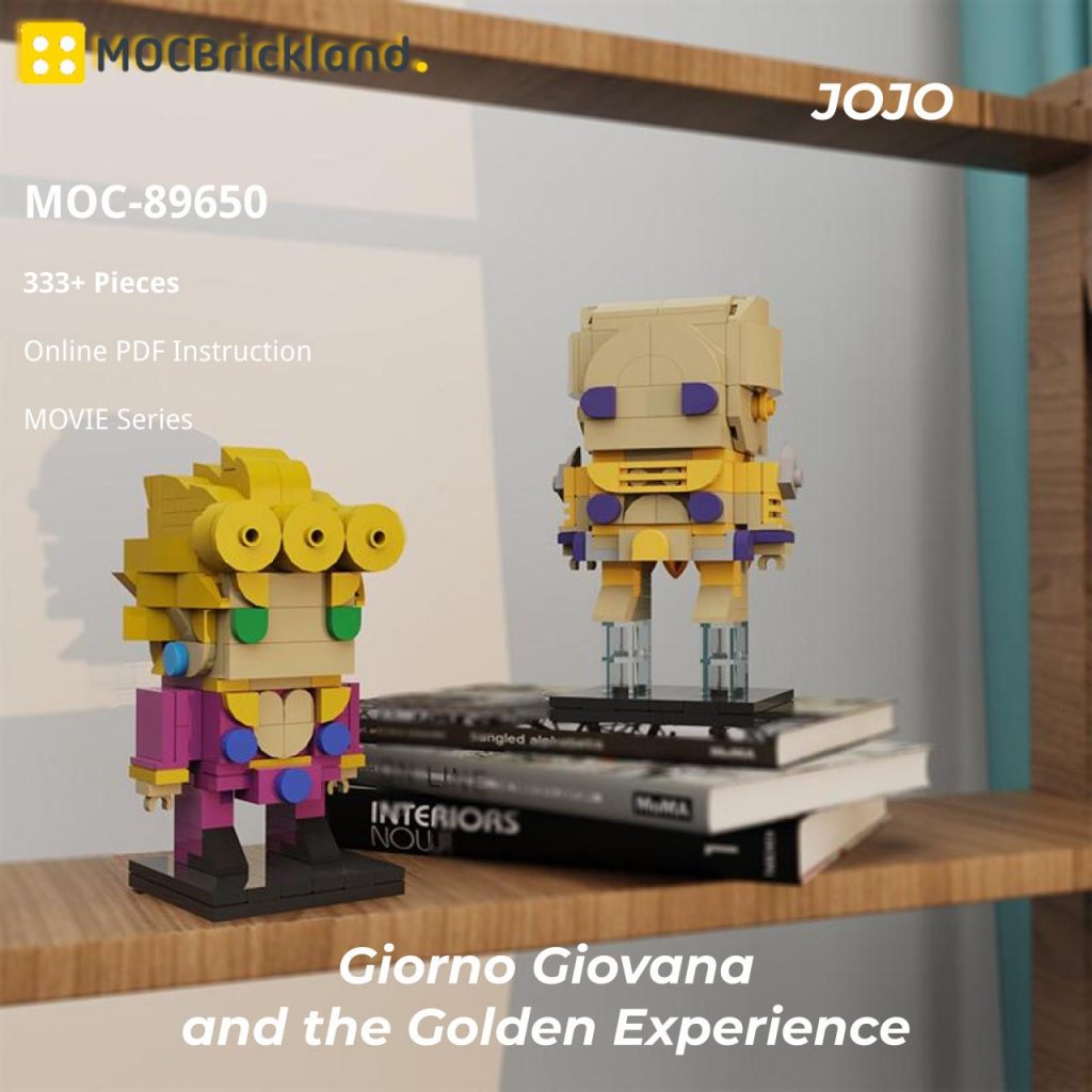 Giorno Giovana and the Golden Experience – JoJo MOC-89650 Movie with 333 Pieces