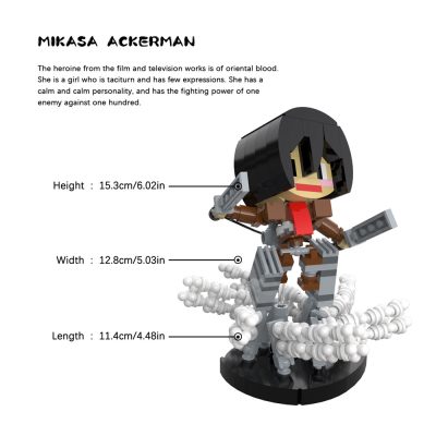 Mikasa Ackerman Movie MOC-89675 with 242 pieces