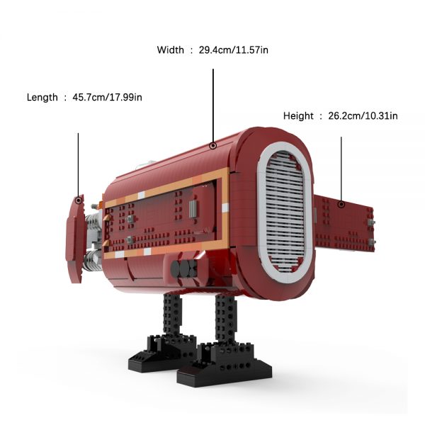 Rey’s Speeder UCS Star Wars MOC-89686 with 1642 pieces