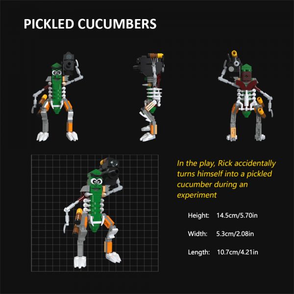 Rick and Morty Pickled Cucumber Creator MOC-89687 with 157 pieces