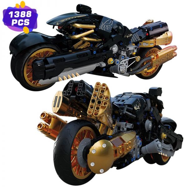 Finel Fantessys Motorcycle Technician MOC-89695 with 1388 pieces