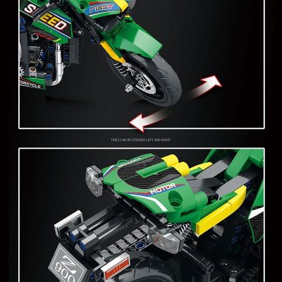Moto League Motorcycle Technician MOC-89715 with 776 pieces