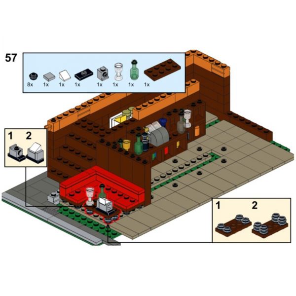 SitComplex – MacLaren’s Pub Modular Building MOC-92501 with 1588 pieces