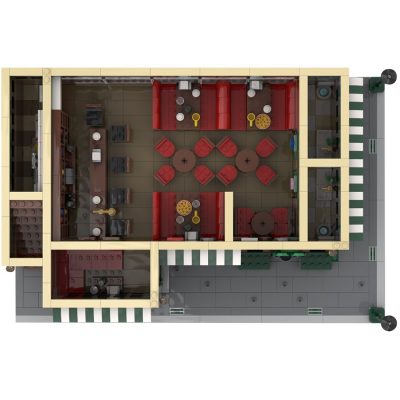 SitComplex – MacLaren’s Pub Modular Building MOC-92501 with 1588 pieces