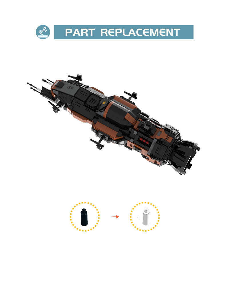 MCRN – Tachi Mid Scale MOC-95879 Movie with 1975 pieces