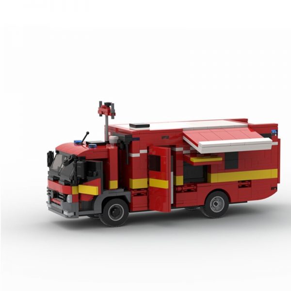 London Set – Scania 32M Ladder + Mk3 Pump Ladder + Command Unit Technician MOC-96616 with 3105 pieces