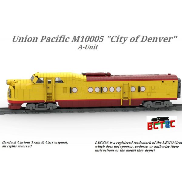 UP M10005 “City of Denver” A and B-Units Technician MOC-97195 with 2251 pieces