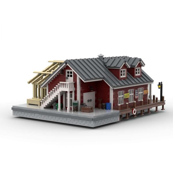 Breakwater Pass Country Store Modular Building MOC-97313 with 5793 pieces