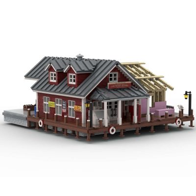 Breakwater Pass Country Store Modular Building MOC-97313 with 5793 pieces