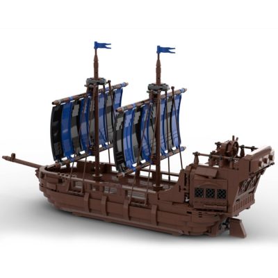 Black Falcon Ship Creator MOC-98938 with 1320 pieces