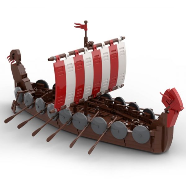 Viking Ship Creator MOC-98942 with 540 pieces