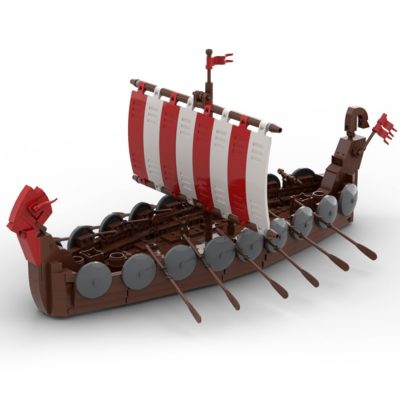 Viking Ship Creator MOC-98942 with 540 pieces