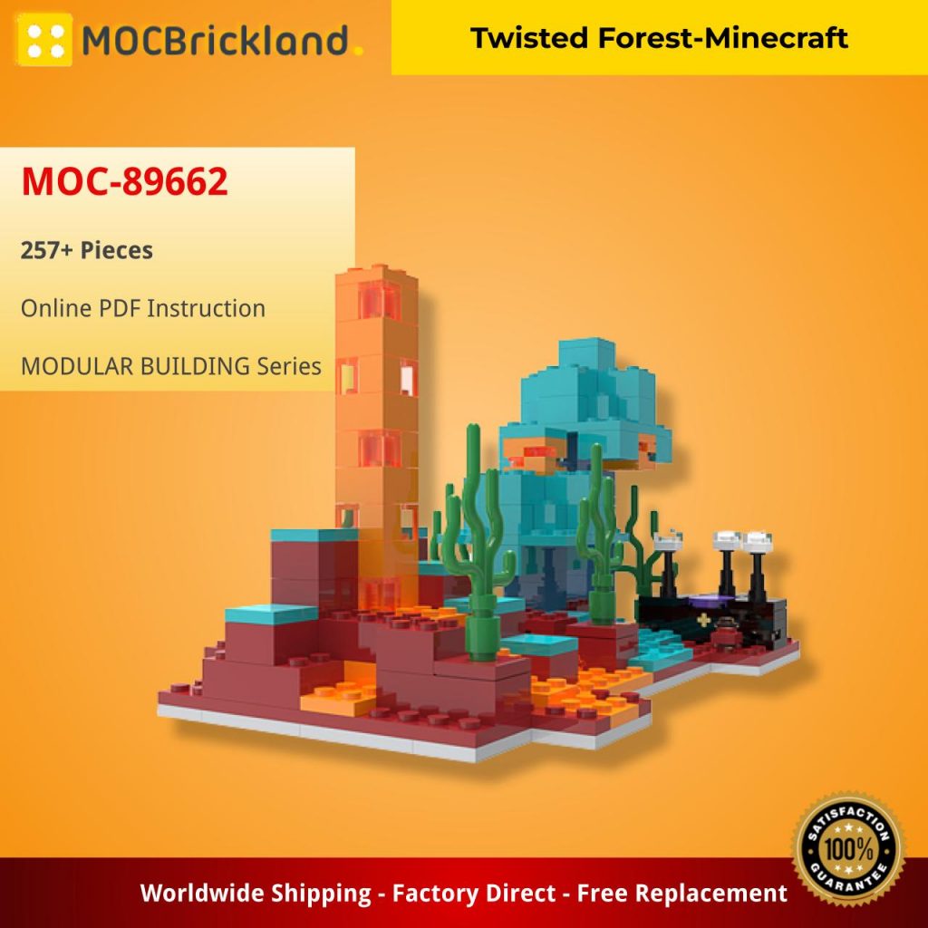 Twisted Forest-Minecraft MOC-89662 Modular Building with 257 Pieces