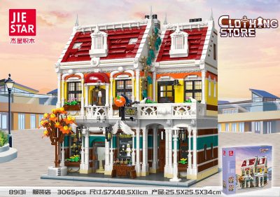 Clothing Store MODULAR BUILDING JIE STAR 89131 with 3065 pieces