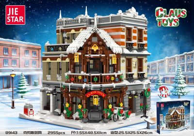 CLAUS Toys House MODULAR BUILDING Jie Star 89143 with 2955 pieces