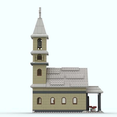 Church Winter Village MODULAR BUILDING MOC-39799 WITH 1051 PIECES