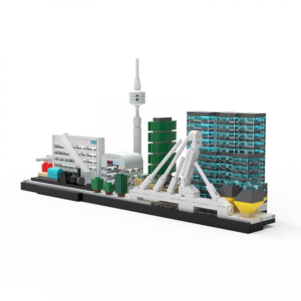 Rotterdam Skyline MODULAR BUILDING MOC-40926 WITH 656 PIECES
