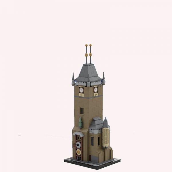 Prague Astronomical Clock Tower MODULAR BUILDING MOC-50171 by Pingubricks with 647 pieces