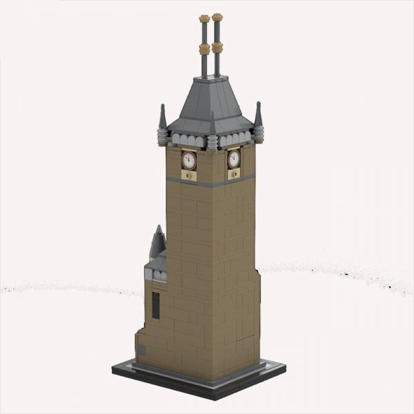 Prague Astronomical Clock Tower MODULAR BUILDING MOC-50171 by Pingubricks with 647 pieces